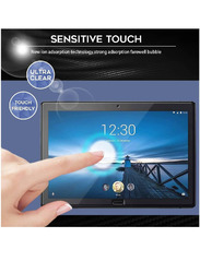 HYX Lenovo Smart Tab P10 9H Hardness HD Anti-Scratch Bubble-Free High-Definition Easy-Installation Tempered Glass Tablet Screen Protector, 2 Pieces, Clear