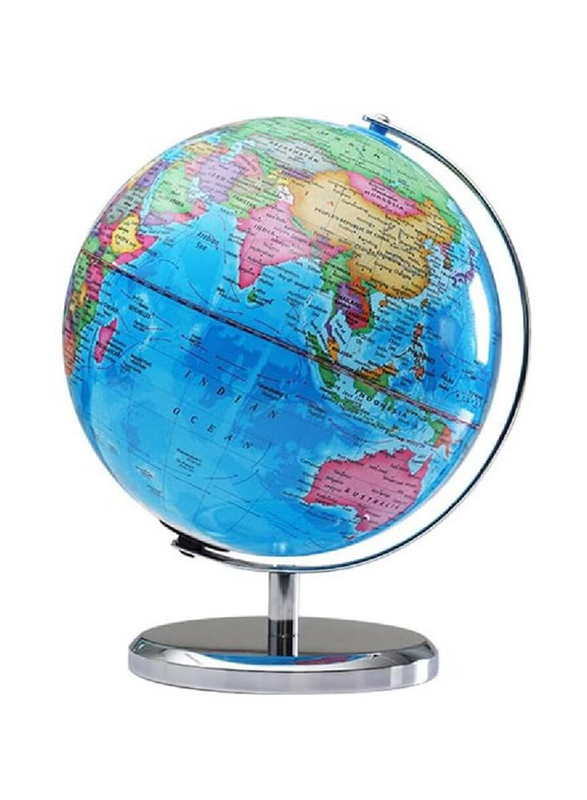 32cm World Globe Political Map with LED Light, Multicolour