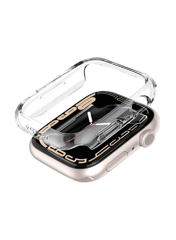 Thin Fit Designed Case Cover for Apple Watch Series 7 44mm, Crystal Clear