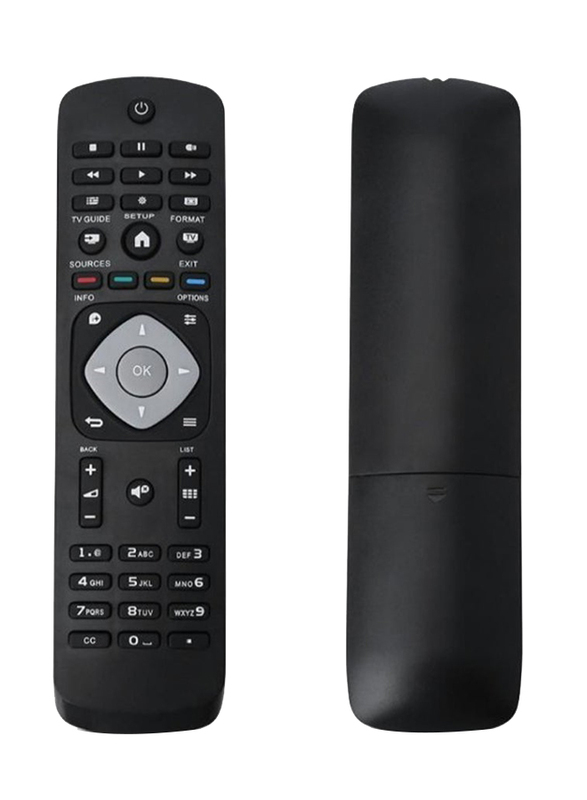 Universal Philips TV Remote Control, RC-030, Black