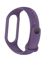 Silicone Replacement Wristband Waterproof Bracelet Strap for Xiaomi Mi Band 7, Purple