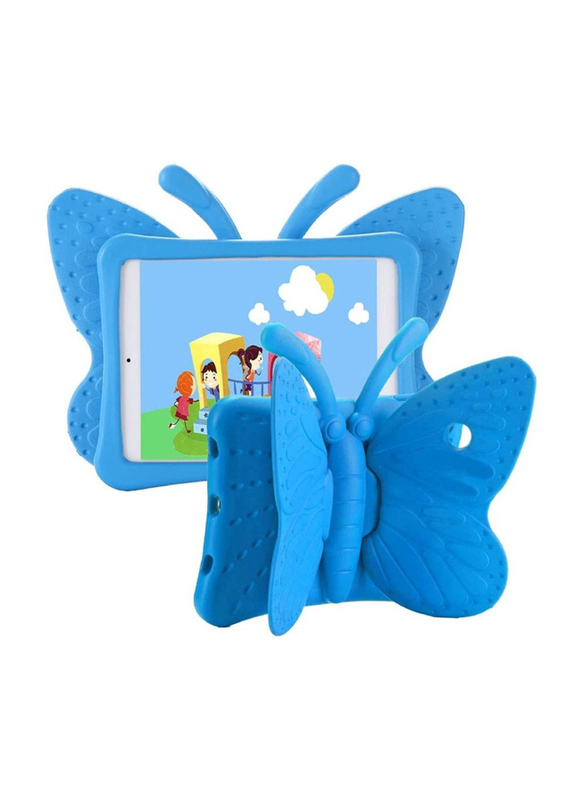 Apple iPad Air 9.7-inch Kids EVA Butterfly Stand Light Weight Tablet Case Cover, Blue