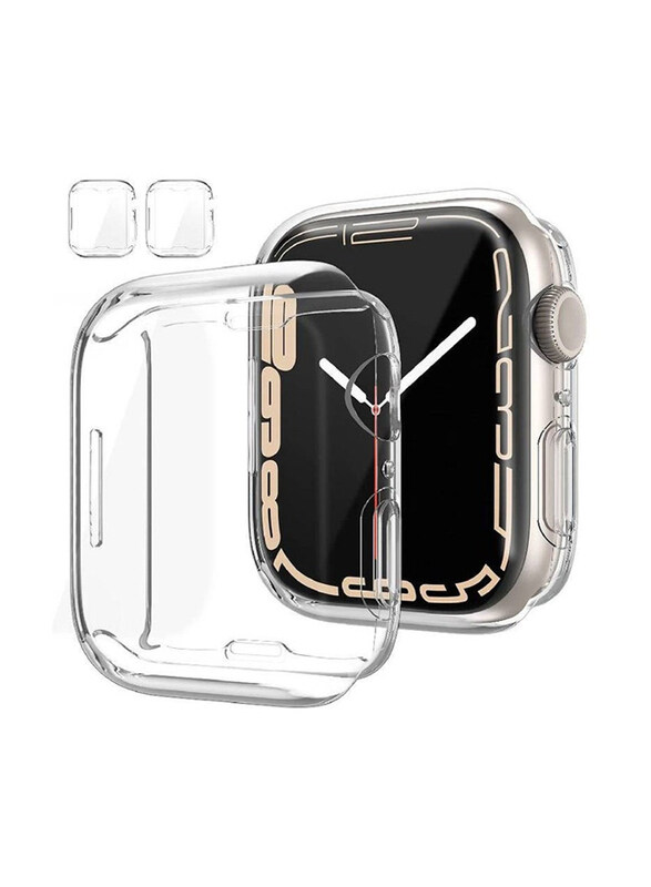 

Generic Ultra-Thin Cover Protective Case for Apple Watch Series 7, Clear