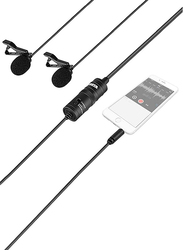 Boya BY-M1DM Omni-Directional Lavalier Microphone, LU-D5707, Black