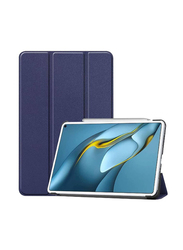 Huawei Matepad Pro 10.8 Inch 2021 Protective Stand Slim Lightweight Folio Hard Shell Tablet Back Case Cover, Blue