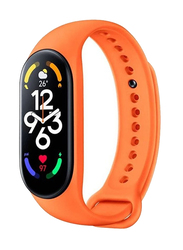 Replacement Soft Silicone Strap for Xiaomi Mi Band 7, Orange