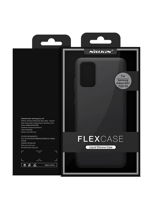 Nillkin Samsung Galaxy S20 Plus Silicone Flex Pure Back Cover, Black