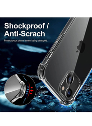 Apple iPhone 14 Plus Soft Silicone Shockproof Anti-Scratch Protective Mobile Phone Case Cover, Clear