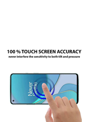 Oneplus 8t 5g Tempered Glass Screen Protector, Clear