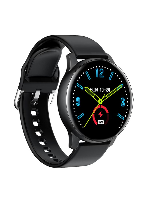 IP67 1.22-inch Waterproof Smart Watch, Black