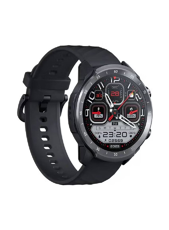 Mibro 1.39-inch HD Round Screen A2 Sporty Smartwatch with Bluetooth Calling, Black