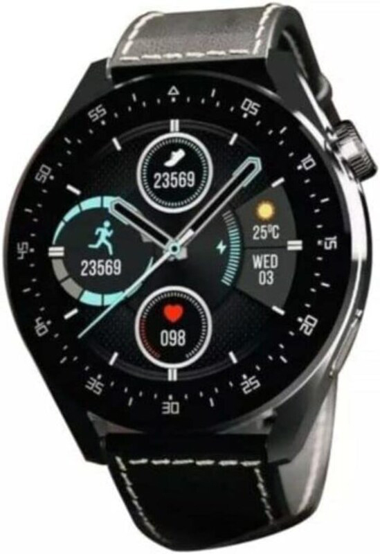 Haino Teko Germany Fitness Tracker Smartwatch, Black
