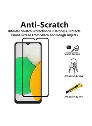 Samsung Galaxy M02s Hardness Full Coverage Tempered Glass Screen Protector, Clear