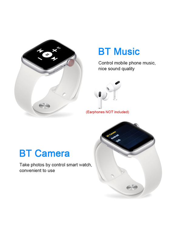 1.54-inch Touch Smartwatch, for Android & iOS, Blue