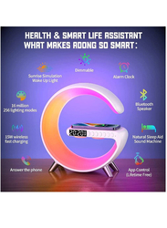 Sound Machine Smart Light Sunrise Alarm Clock, Multicolour