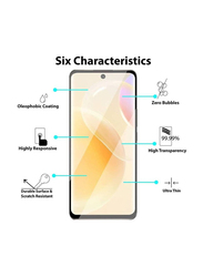 Huawei Nova 8 5G Full Glue 5D Glass Screen Protector, Clear/Black