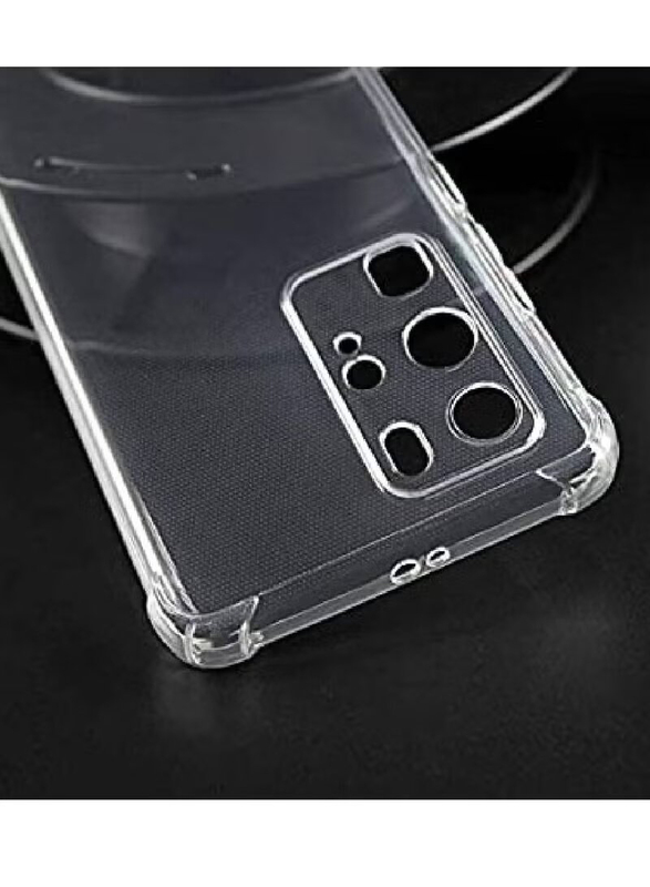 Huawei P40 Pro Crystal Clear Shockproof TPU Bumper Mobile Phone Case Cover, Transparent