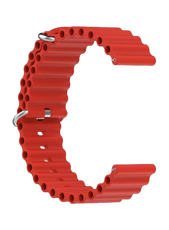 Quick Release Silicone Band with Metal Buckle for Huawei Watch GT3/GT3 Pro, Red