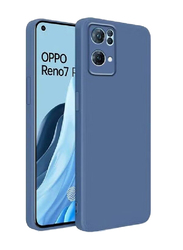 OPPO Reno 7 Pro 5G Protective Soft Silicone Bumper Mobile Phone Case Cover, Blue