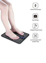 Goolrc EMS Foot Mat Electric Leg Foot Muscle Stimulator Massager Pad, Black