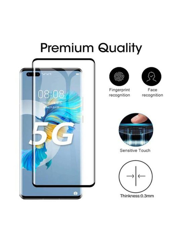 Huawei Mate 40 Pro Protective 5D Glass Screen Protector, Clear
