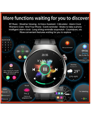 Roxxon New Bluetooth Calling Smartwatch, Heart Rate, Sleep Monitor, Split Screen, IP68 Waterproof, Black