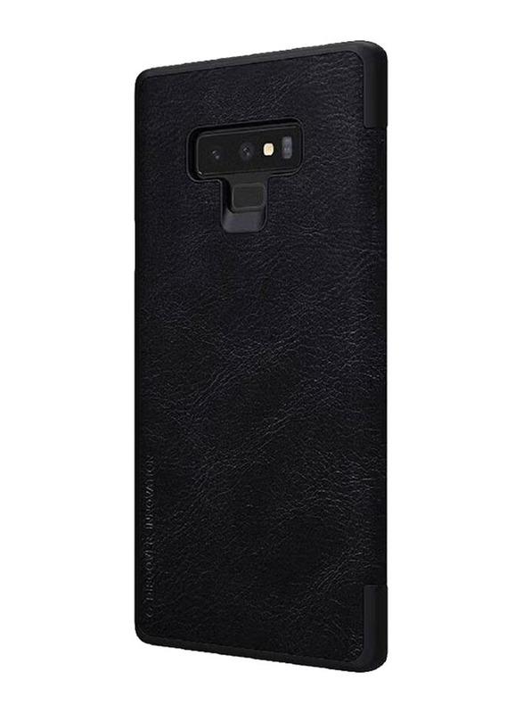 Nillkin Samsung Galaxy Note 9 Qin Flip Series Leather Mobile Phone Case Cover, Black