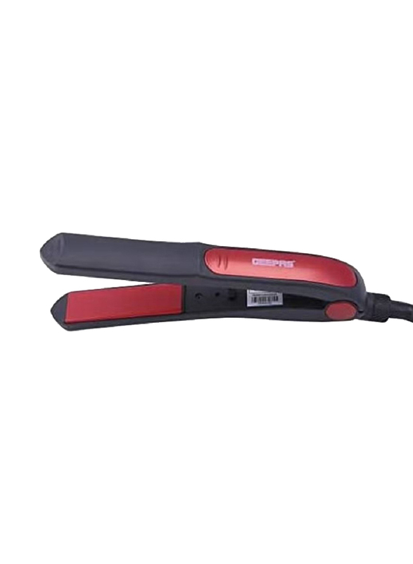 Geepas Hair Dryer & Straightener Combo, Red