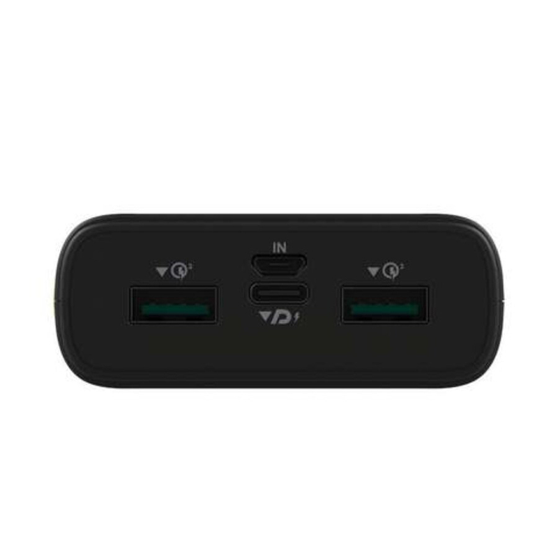 Goui 20000mAh Hero Plus 20 Fast Charging Power Bank with Qualcomm 3.0 Technology and Micro-USB Input, 20W, Black