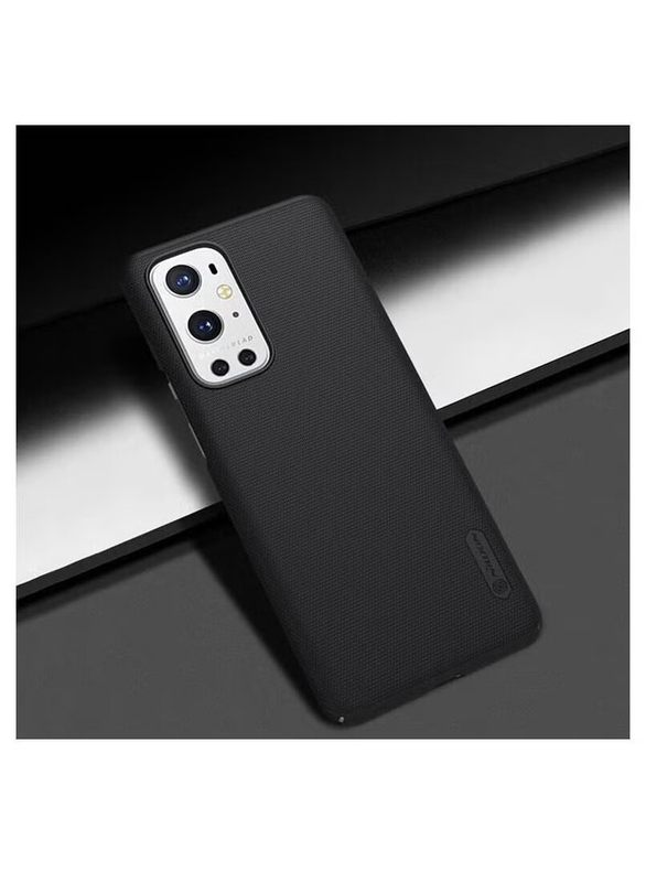 Nillkin OnePlus 9 Pro Super Frosted Shield Hard Mobile Phone Back Case Cover, Black