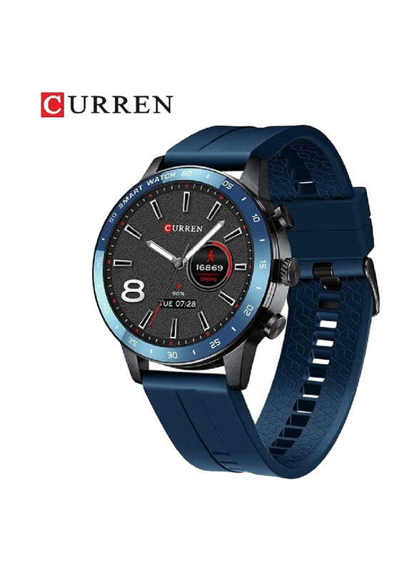 Curren 1.3 Inch Retina HD Screen IP68 Waterproof Smartwatch, Blue