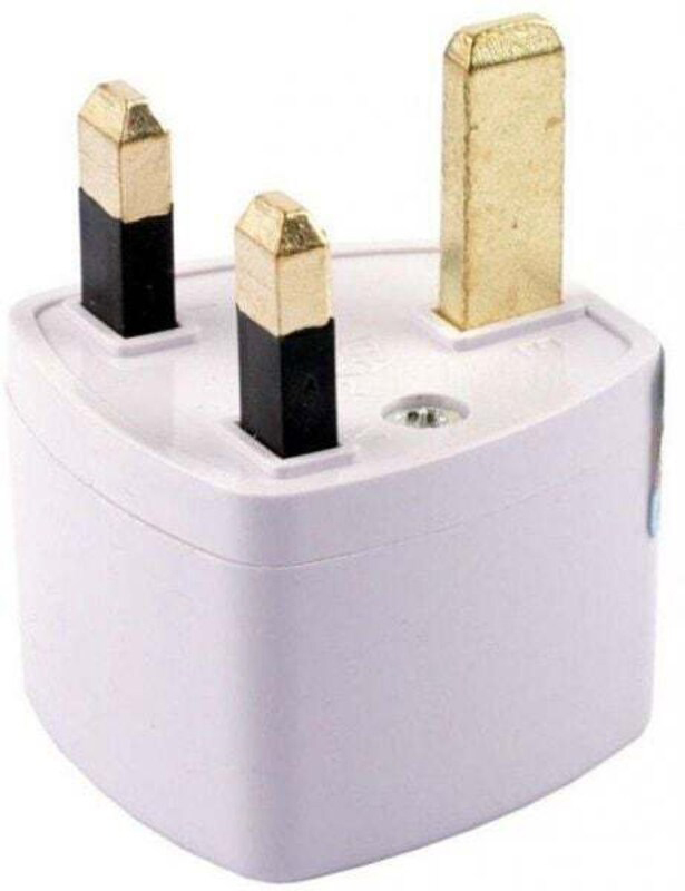 Travel Power Plug Adapter, White