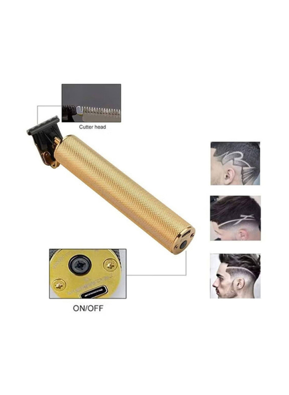 Electric Pro Li Outliner Grooming Rechargeable Cordless Close Cutting T-Blade Trimmer, Gold