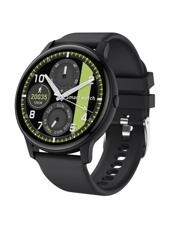 Full-Touch Smartwatch, Ip67 Waterproof, Activity Tracker, Pedometer Sleep Monitor, Black