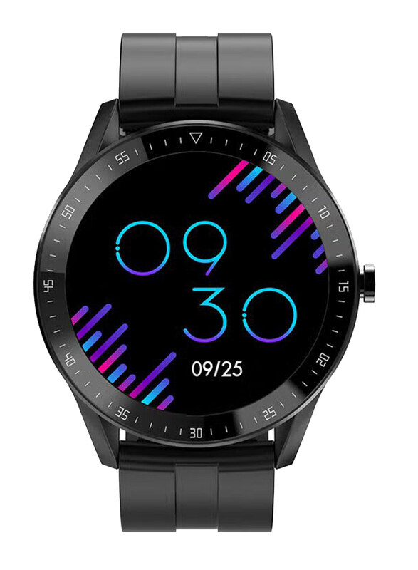 

Generic Blood Pressure & Heart Rate Monitor Smartwatch, J4625B-KM, Black