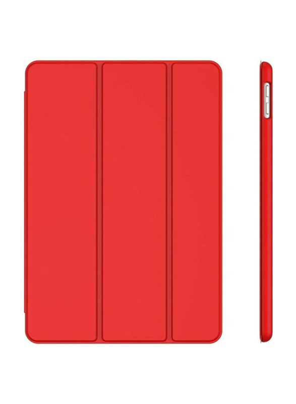 Apple iPad 9.7-inch 5th/6th Generation 2018/2017/iPad Air 2/Air Slim Stand Protective Smart Tablet Flip Case Cover, Red