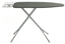 Adjustable Ironing Board with Iron Holder, Grey