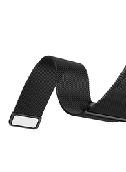 Replacement Mesh Loop Band Strap for Apple Watch 44mm, Black