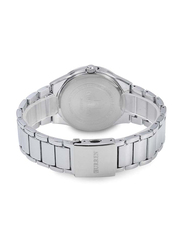 Curren Analog Watch for Men with Stainless Steel Band, Water Resistant, WT-CU-8106-SW, Silver-White