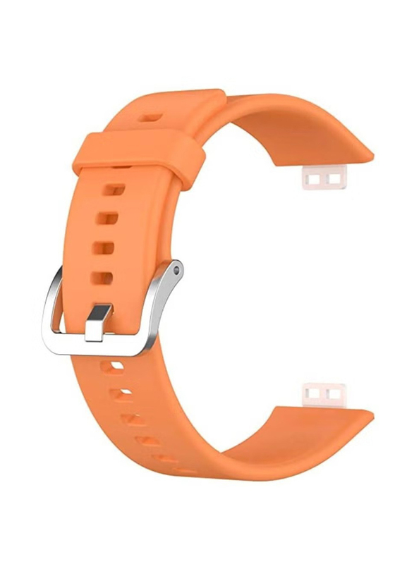 Replacement Silicone Strap for Huawei Fit Watch, Orange