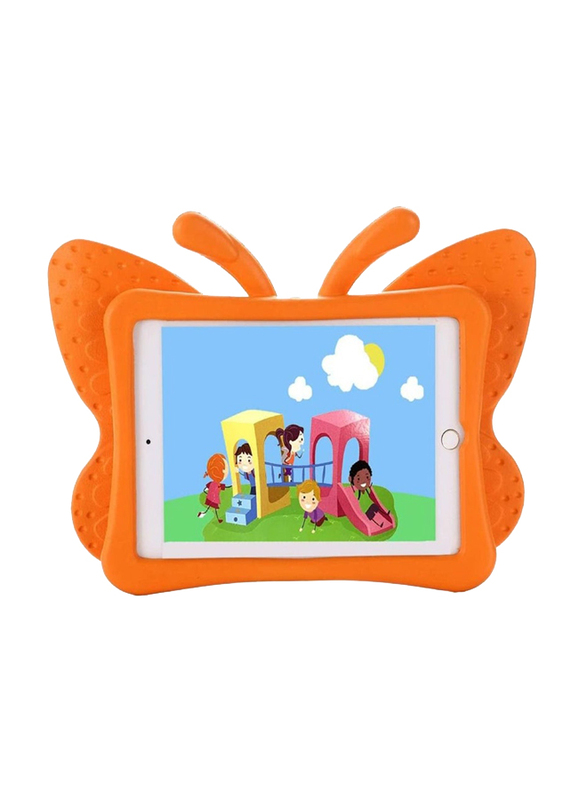 Apple iPad Air 2 9.7 Inch Kids EVA Foam Butterfly Stand Light Weight Tablet Back Case Cover, Orange