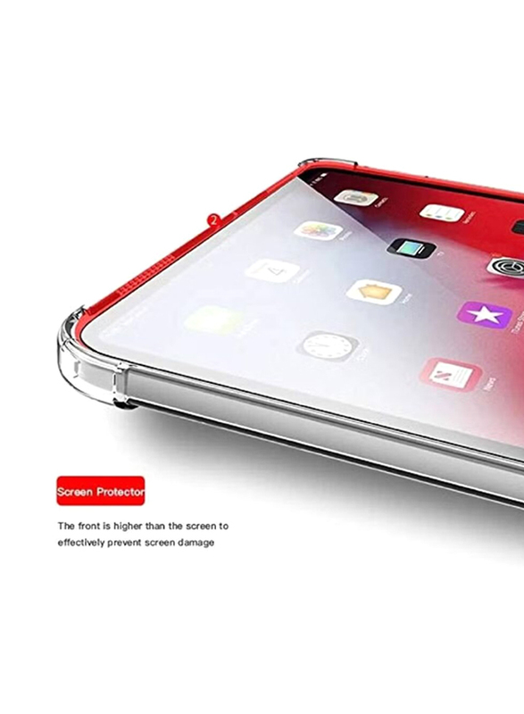 Apple iPad 9.7 Inch 2018/2017/2016 Bumper Corner Protection Soft Silicone Shockproof Ultra Slim Premium Anti-Scratch Tablet Case Cover, Clear