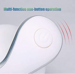 Portable Head Massager Handheld with Tissue Kneading Stress Release, One Size, White