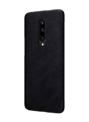 Nillkin OnePlus 7 Pro Qin Series Classic Flip Leather Protective Mobile Phone Case Cover, Black