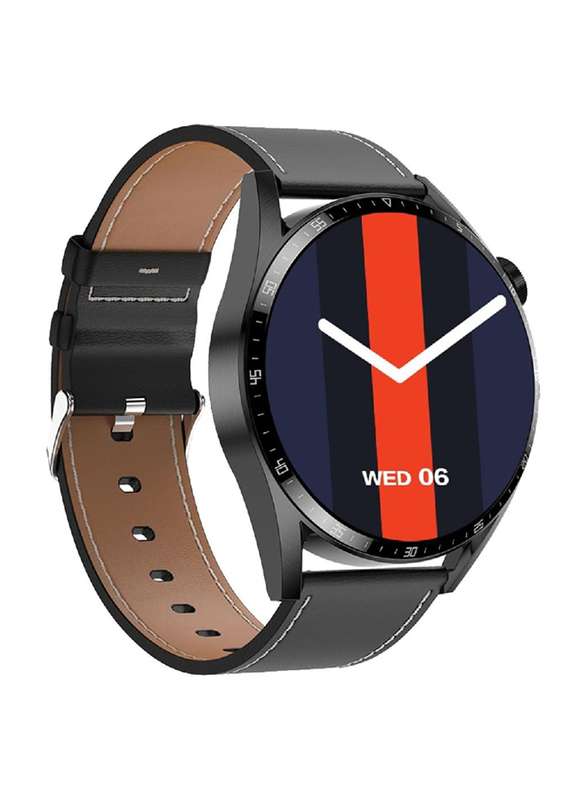 Haino Teko Germany Bluetooth Calling Stainless Steel Smartwatch, Multi-Function, Heart Rate Monitoring, Black