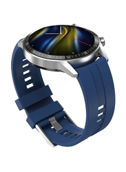 Q88 Smartwatch with Silicone Band, Blue