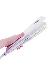 Isonic 2-in-1 Hair Straightener & Crimper, 916, White