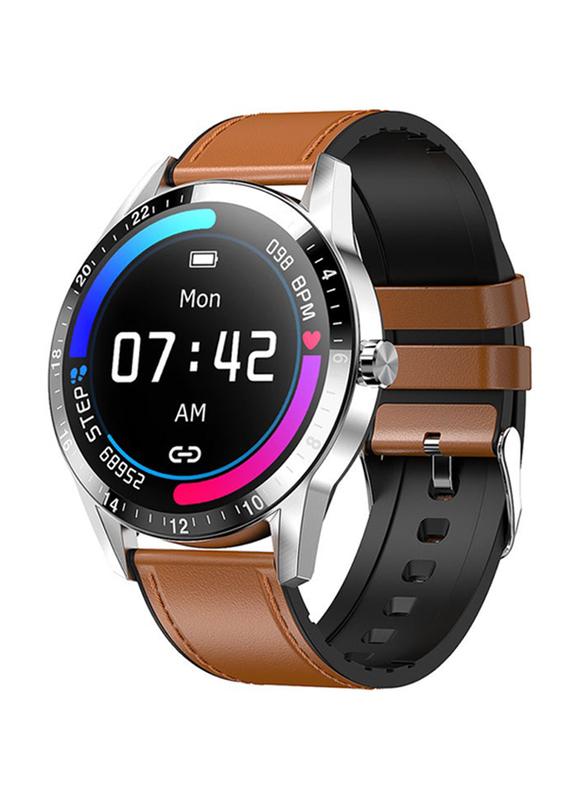 1.3 Inch HD Screen G20 Smartwatch, Brown/Black