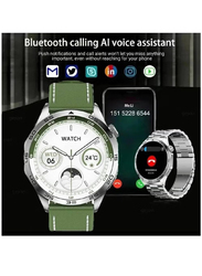 New Design Super AMOLED Display Smartwatch with Bluetooth Calling, Silver