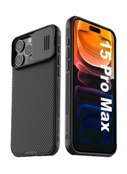 Nillkin Apple iPhone 15 Pro Max 5G Magnetic Mobile Phone Back Case Cover, Black